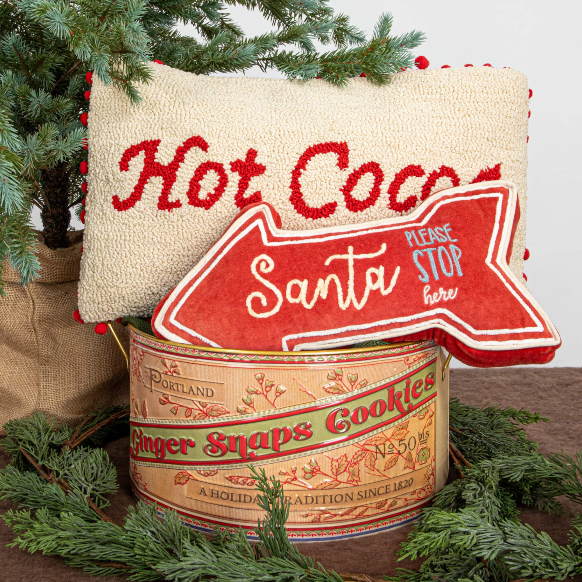Hello Honey® 20" Cozy Comfort Hot Cocoa Lumbar Pillow